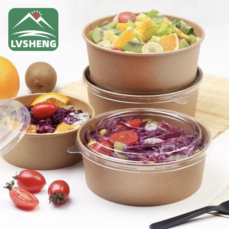 Takeaway Plitka salata Papir posuda